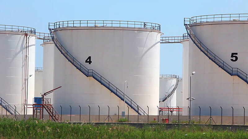 Petroleum storage tanks