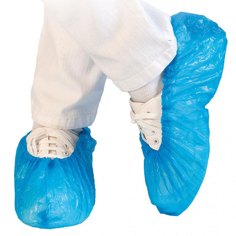 Shoe cover made of polyethylene