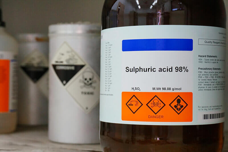 Sulfuric acid from sulfur