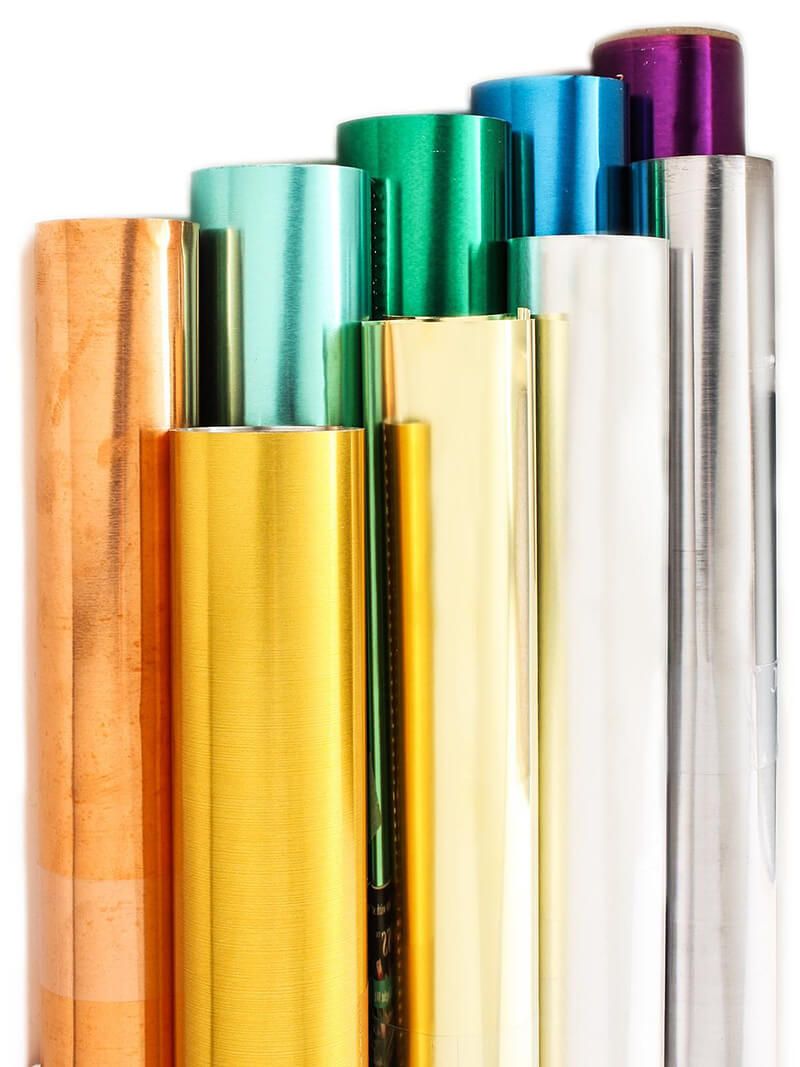 Colored metal sheets