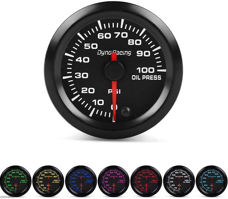 Car oil pressure indicator