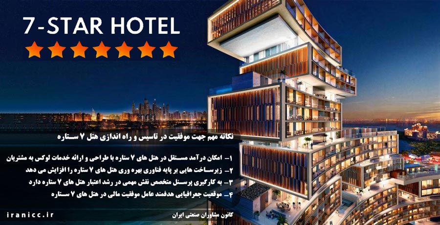 طرح توجیهی راه اندازی هتل 7 ستاره