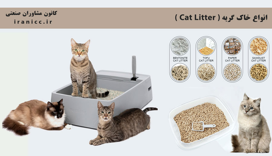 انواع محصولات طرح توجیهی تولید خاک گربه