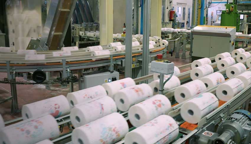 ماشین آلات خط تولید کارخانه دستمال کاغذی